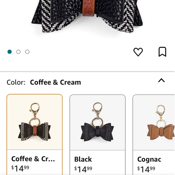 Itzy Ritzy Boss Bow Keychain - Picture 2 of 2